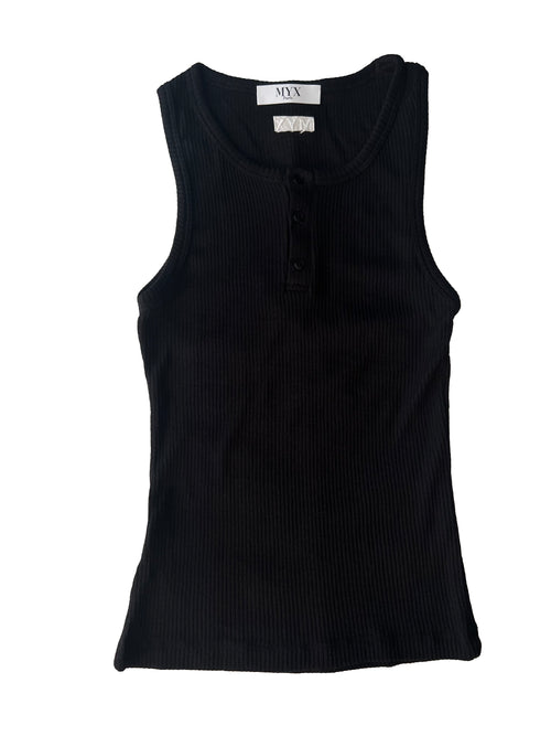 Buttoned tank top